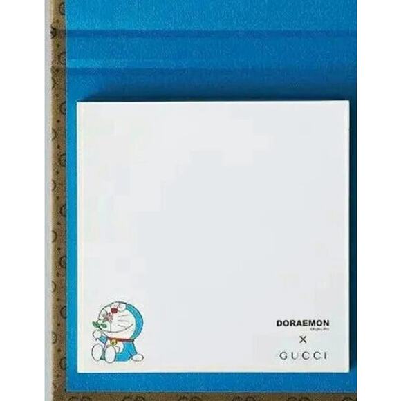 Gucci X Doraemon Japan Exclusive Collaboration Memo Pad*New in package - Picture 4 of 4